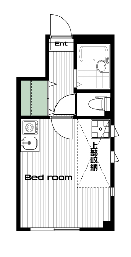 要町駅の賃貸 75,000円 間取り図
