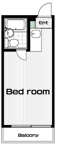 高田馬場駅の賃貸 60,000円 間取り図