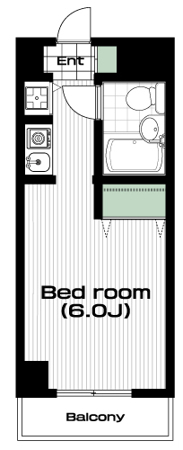 国分寺駅の賃貸 62,000円 間取り図