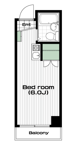 東武練馬駅の賃貸 48,000円 間取り図