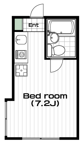 百合ヶ丘駅の賃貸 39,000円 間取り図