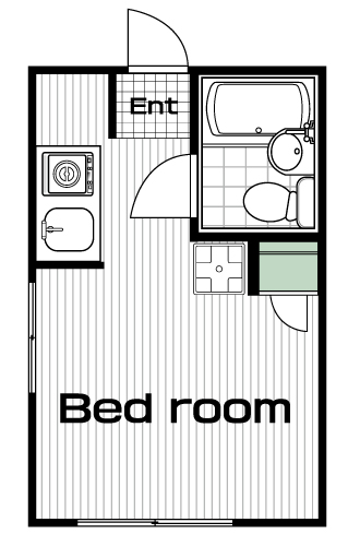 田無駅の賃貸 48,000円 間取り図