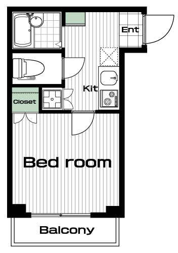 蒲田駅の賃貸 78,000円 間取り図