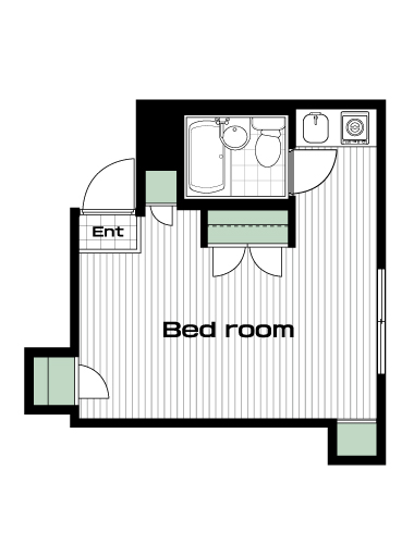 草加駅の賃貸 38,000円 間取り図