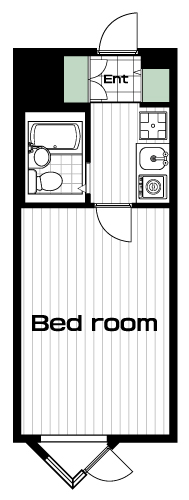 大崎駅の賃貸 69,000円 間取り図