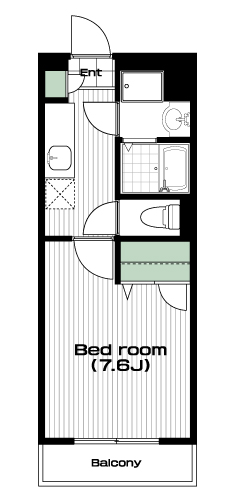 所沢駅の賃貸 56,000円 間取り図