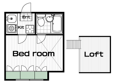 狛江駅の賃貸 36,000円 間取り図