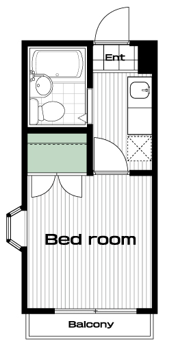 板橋本町駅の賃貸 55,000円 間取り図