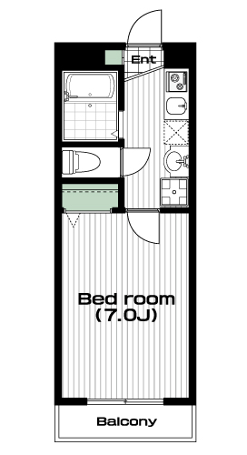 東武練馬駅の賃貸 64,000円 間取り図