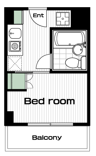 千歳烏山駅の賃貸 59,000円 間取り図