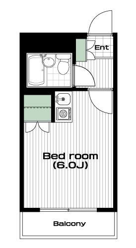 航空公園駅の賃貸 36,000円 間取り図