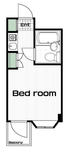 国分寺駅の賃貸 35,000円 間取り図