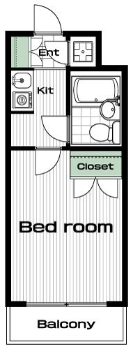 喜多見駅の賃貸 50,000円 間取り図