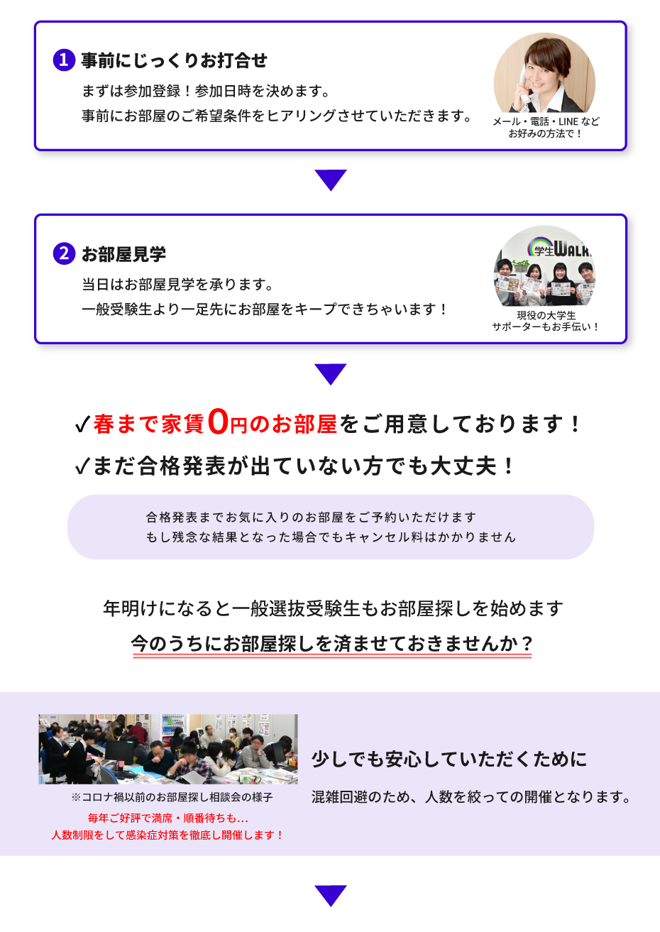 成蹊大学　年内お部屋探し相談会