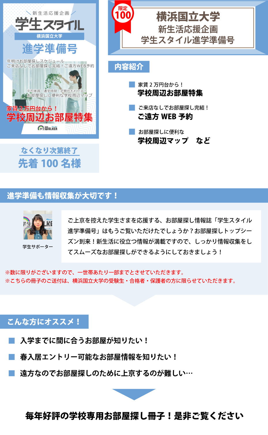 横浜国立大学　学生スタイル進学準備号