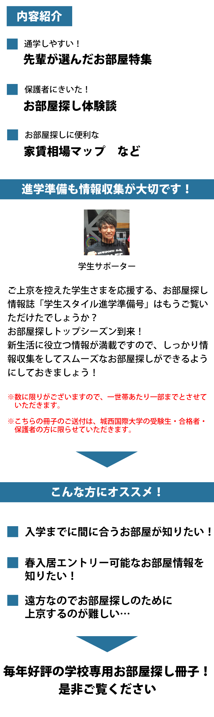 城西国際大学（東京紀尾井町）　学生スタイル進学準備号