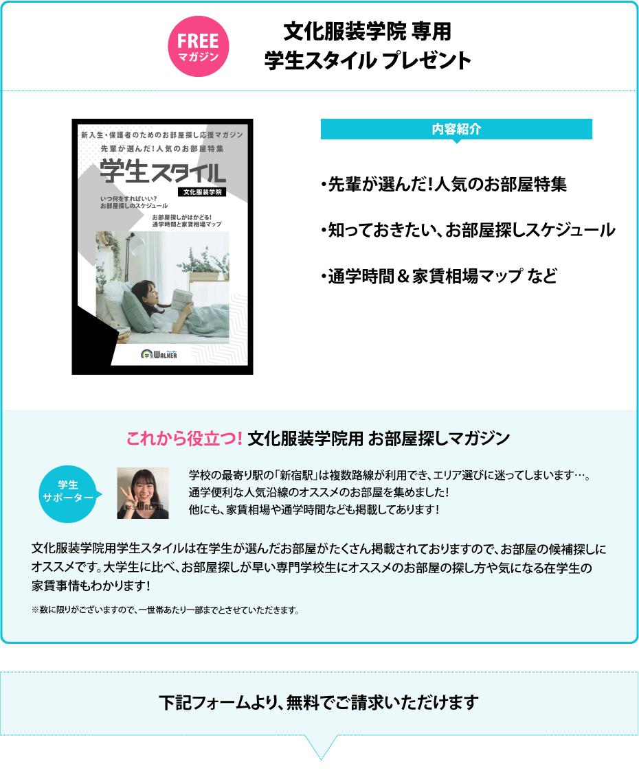 文化服装学院　学生スタイル